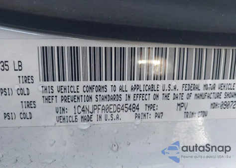 2014 Jeep Patriot Latitude из США, поврежденный, VIN 1C4NJPFA0ED645484